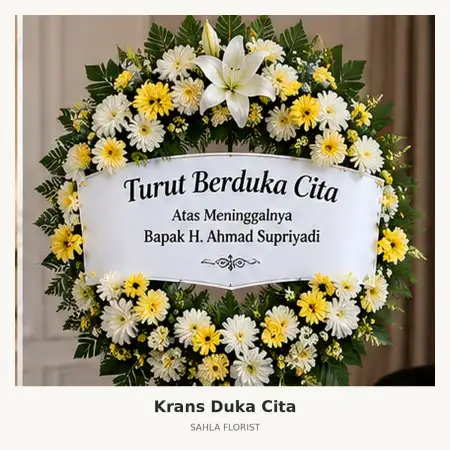 Krans Bunga Duka Balikpapan Kota